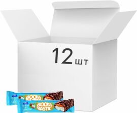Акція на Упаковка батончиків Boombastic з кокосом карамеллю і хрустким рисом в молочному шоколаді 35 г x 12 шт від Rozetka