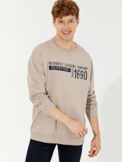 Акція на Світшот чоловічий U.S. Polo Assn G081SZ082-000-1499629 M Сірий від Rozetka