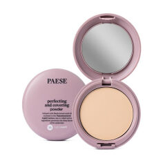 Акція на Матувальна компактна пудра Paese Perfecting And Covering Nanorevit Powder, 04 Warm Beige, 9 г від Eva