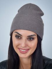 Акція на Шапка жіноча Malisa Рів'єра ML3834 54-58 Капучіно від Rozetka
