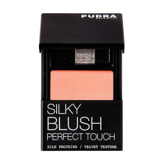 Акція на Компактні рум'яна для обличчя Pudra Cosmetics Perfect Touch Silky Blush 04, 4.2 г від Eva