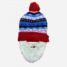 Акція на Дитяча зимова шапка-біні в'язана з помпоном для хлопчика H&M 0908787 54 Комбінована від Rozetka