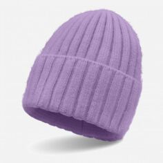 Акція на Дитяча зимова шапка-біні для дівчинки Anmerino Наомі 9031 56-58 Лілова від Rozetka