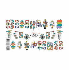 Акция на Водні наліпки для нігтів Vizavi Professional VG-02 от Eva