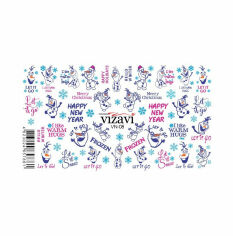 Акция на Водні наліпки для нігтів Vizavi Professional VN-08 от Eva