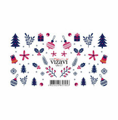 Акція на Водні наліпки для нігтів Vizavi Professional VN-17 від Eva