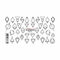 Акція на Водні наліпки для нігтів Vizavi Professional VG-13 від Eva