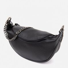 Акція на Жіноча сумка шкіряна Vintage Чорна (leather-20409) від Rozetka