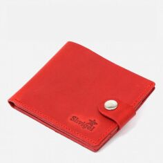 Акція на Шкіряний гаманець жіночий Shvigel leather-16455 Червоний від Rozetka