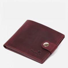 Акція на Шкіряний гаманець жіночий Shvigel leather-16457 Бордовий від Rozetka