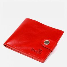 Акция на Шкіряний гаманець жіночий Shvigel leather-16461 Червоний от Rozetka
