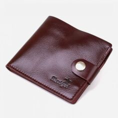 Акция на Шкіряний гаманець жіночий Shvigel leather-16442 Бордовий от Rozetka