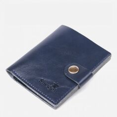 Акція на Портмоне шкіряне Shvigel leather-16507 Синє від Rozetka