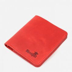 Акція на Портмоне шкіряне Shvigel leather-16602 Червоне від Rozetka
