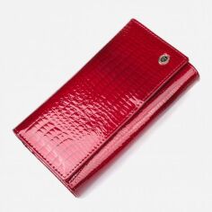 Акция на Шкіряний гаманець ST Leather Accessories 19405 Червоний от Rozetka