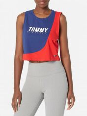 Акція на Майка жіноча Tommy Hilfiger 96546261 XL Синій/Червоний від Rozetka