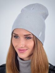 Акція на Шапка Malisa Твіст 54-58 Світло-сіра від Rozetka