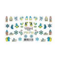 Акция на Водні наліпки для нігтів Vizavi Professional VN-03 от Eva