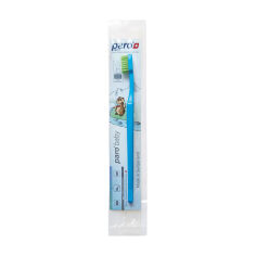 Акція на Дитяча зубна щітка Paro Swiss Kids Baby Brush, дуже м'яка, блакитна, 1 шт (у поліетиленовій упаковці) від Eva