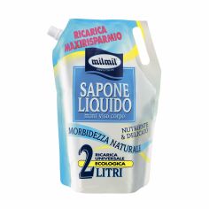 Акция на Рідке мило MilMil антибактеріальне, 2 л (запаска) от Eva