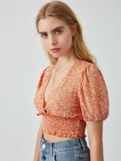 Акція на Топ жіночий Pull & Bear 05475303627 S Принт від Rozetka