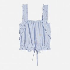 Акція на Топ жіночий H&M 5512026dlog 46 Білий з блакитним від Rozetka