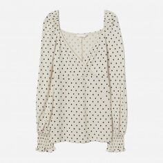 Акція на Топ для годуючих мам жіночий H&M 8409090 M Молочний від Rozetka