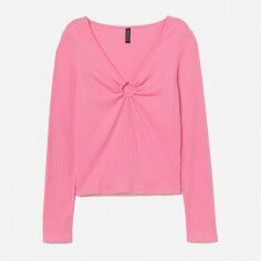 Акція на Лонгслів довгий жіночий H&M 7681470dlog M Рожевий від Rozetka