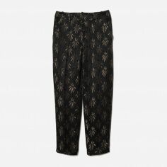 Акція на Штани жіночі H&M 7033718dlog 38 Чорні з золотистим від Rozetka