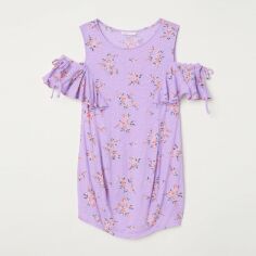 Акція на Блузка для вагітних жіноча H&M 5900807log M Лавандова від Rozetka
