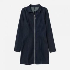 Акція на Сукня коротка жіноча H&M 7093329dlog 36 Синя від Rozetka