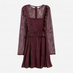Акція на Сукня коротка жіноча H&M 5356606log 36 Сливова від Rozetka