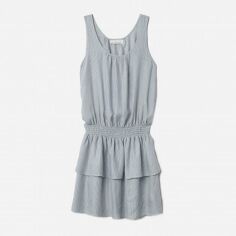 Акція на Сукня коротка літня жіноча H&M 5887717bar 46 Біла з блакитним від Rozetka