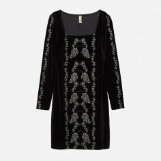 Акція на Сукня коротка жіноча H&M 7232828log 38 Чорна від Rozetka