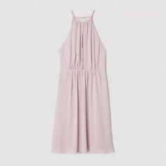 Акція на Сукня коротка літня жіноча H&M 6080287bar 38 Лавандова від Rozetka