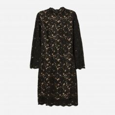 Акція на Сукня коротка жіноча H&M 6805118log 36 Чорна від Rozetka