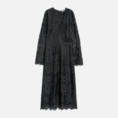 Акція на Сукня міді жіноча H&M 5463350abr S Чорна від Rozetka