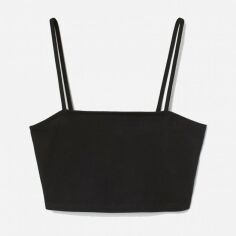 Акція на Топ жіночий H&M XAZ324786VKVJ XS Чорний від Rozetka