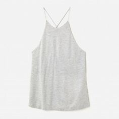 Акція на Топ жіночий H&M XAZ119038TBVA M Сірий від Rozetka