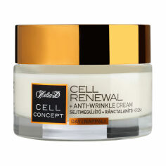Акція на Денний крем для обличчя Helia-D Cell Concept Cell Renewal + Anti-Wrinkle Day Cream 55+, SPF 15, проти зморщок, 50 мл від Eva