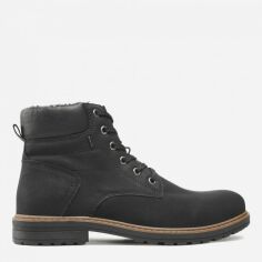 Акция на Чоловічі зимові черевики Lanetti MP07-6997-05 42 27.7 см Чорні от Rozetka