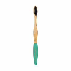 Акція на Бамбукова зубна щітка Spotlight Oral Care Bamboo Toothbrush Jade, 1 шт від Eva
