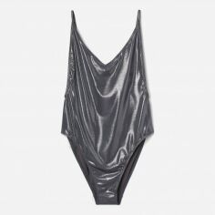 Акція на Суцільний купальник жіночий H&M 0567636-7 36 Сірий (СА2000001397862) від Rozetka