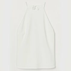 Акція на Топ жіночий H&M 0736677-9 44 Білий (СА2000001899656) від Rozetka