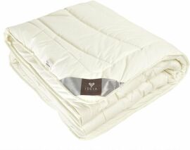 Акція на Ковдра IDEIA всесезонна двоспальна 175х210 Wool Premium овеча вовна Натуральна двошарова від Rozetka