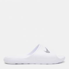 Акція на Чоловічі шльопанці для пляжу Nike Victori One Shower Slide CZ5478-100 44 (10) 28 см Білі від Rozetka
