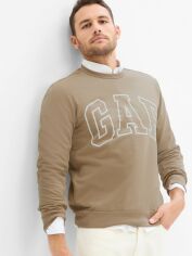 Акція на Світшот чоловічий GAP 22171613 L Коричневий від Rozetka