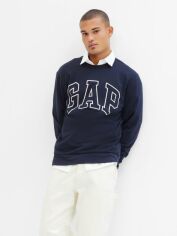 Акція на Світшот утеплений чоловічий GAP 438076066 XXL Синій від Rozetka