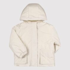Акція на Дитяча демісезонна куртка для дівчинки Бемби KT264-200 134 см Молочна (33264023344.200) від Rozetka