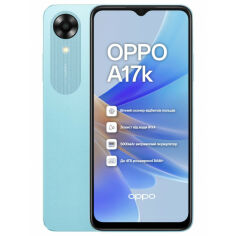 Акция на Смартфон OPPO A17k 3/64Gb Blue от Comfy UA